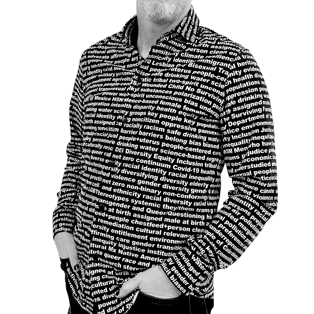 DEI Unisex Button-Up Collared Shirt Diversity Equity Inclusion