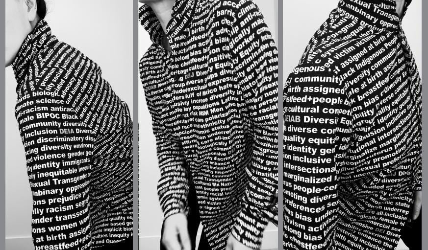 DEI Unisex Button-Up Collared Shirt Diversity Equity Inclusion