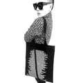 DEI Tote Bag Diversity Equity Inclusion White Text on Black