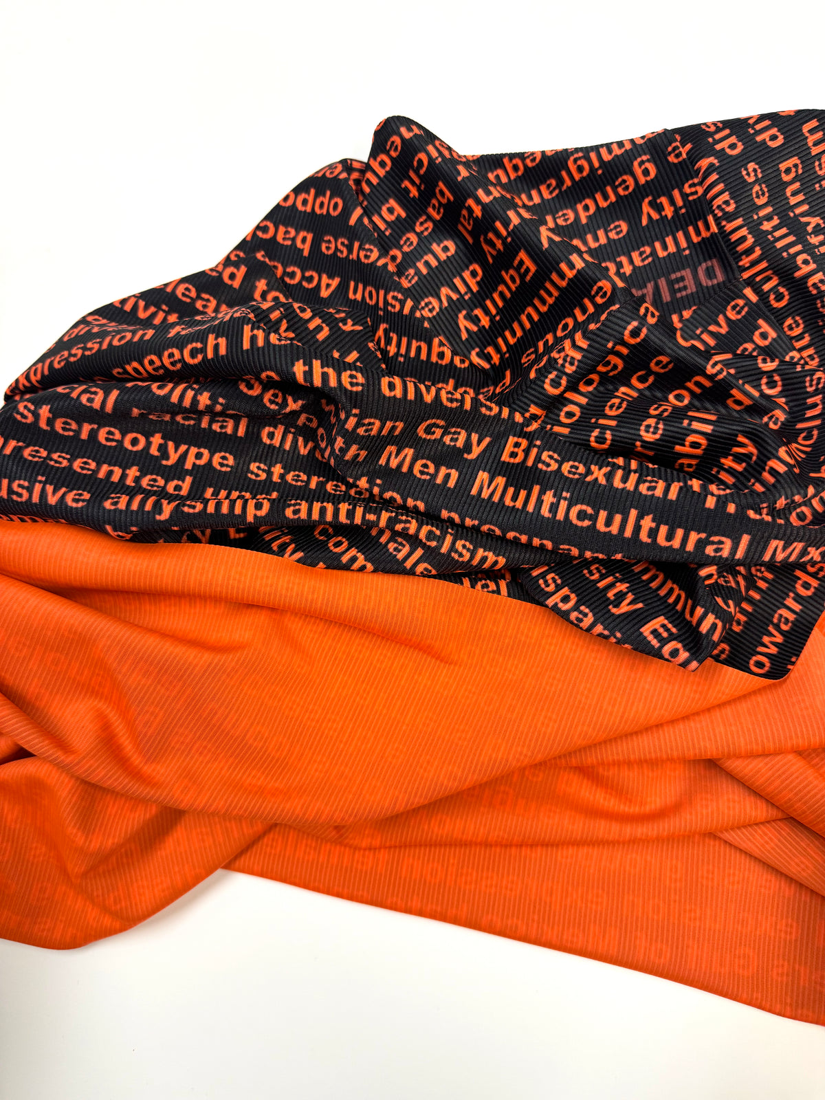 DEI Tshirt Crop and Oversize Unisex Made in NYC One-Size Pink Orange Green