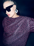 DEI Tshirt Crop and Oversize Unisex Made in NYC One-Size Pink Orange Green