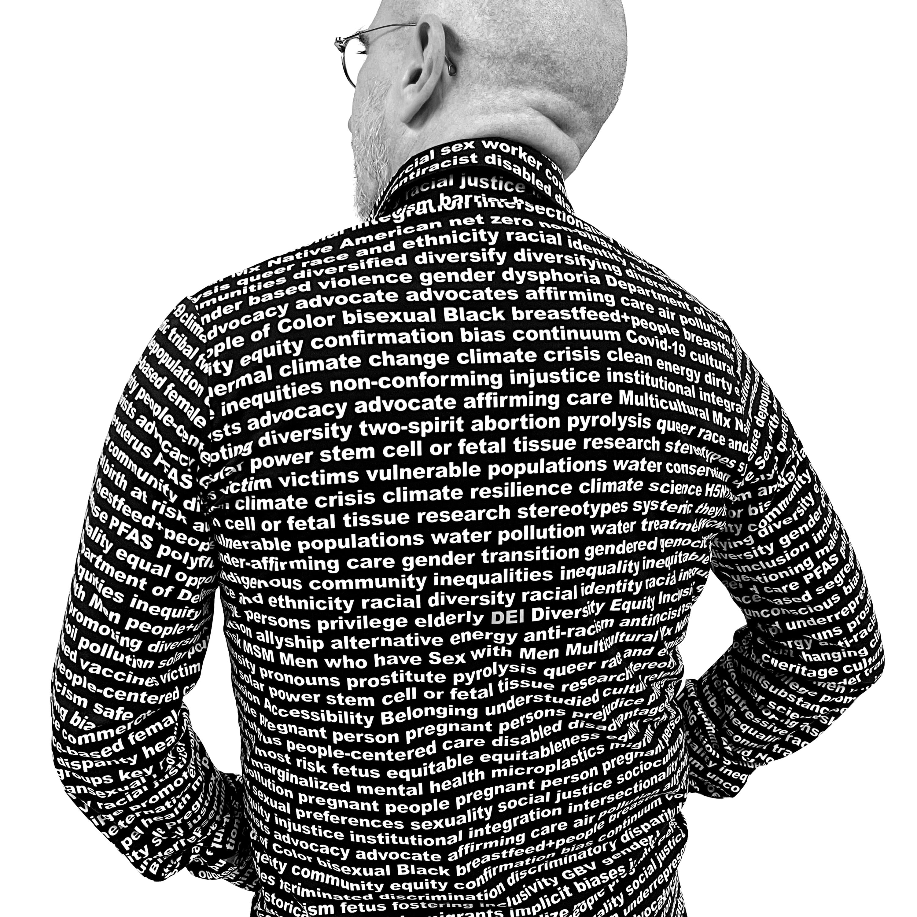 DEI Unisex Button-Up Collared Shirt Diversity Equity Inclusion